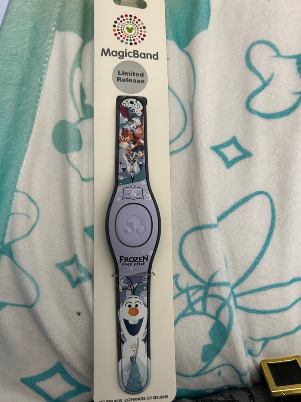 Disney frozen ever after Magic band Limited release unused NWT